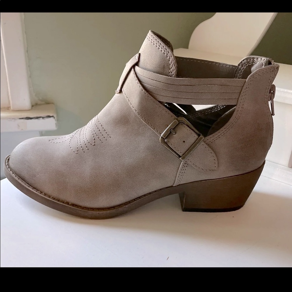 Suede Booties